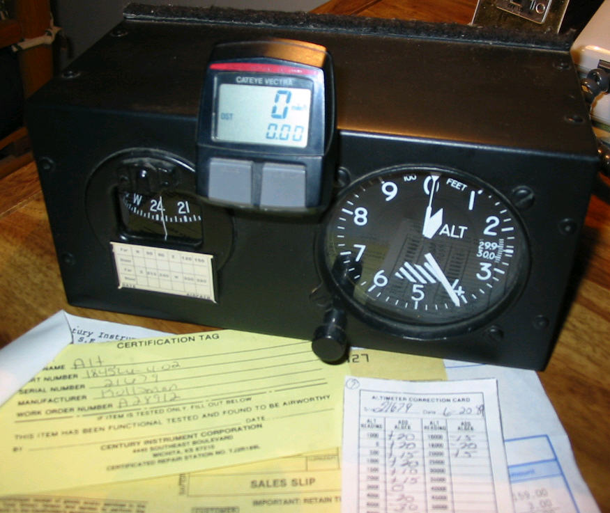 altimeter & compass