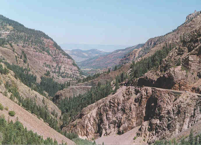 and up! along the Uncompahgre River